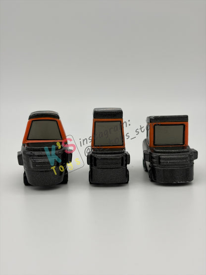 PRE-OWNED / LOOSE DISNEY PIXAR CARS - "NITROADE WIDE PITTY WITH TOOL, NITROADE THIN PITTY, HUGO FAST (NITROADE PITTY)" FROM 4-PACK TEAM NITROADE CREW GIFT PACK CARS 1 - PRE-OWNED IN GOOD CONDITION - READ DESCRIPTION!!!!!!