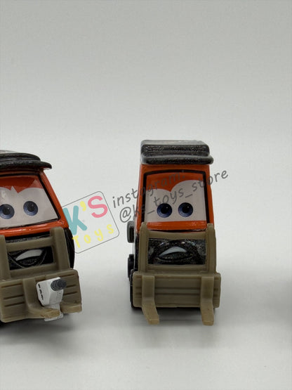 PRE-OWNED / LOOSE DISNEY PIXAR CARS - "NITROADE WIDE PITTY WITH TOOL, NITROADE THIN PITTY, HUGO FAST (NITROADE PITTY)" FROM 4-PACK TEAM NITROADE CREW GIFT PACK CARS 1 - PRE-OWNED IN GOOD CONDITION - READ DESCRIPTION!!!!!!