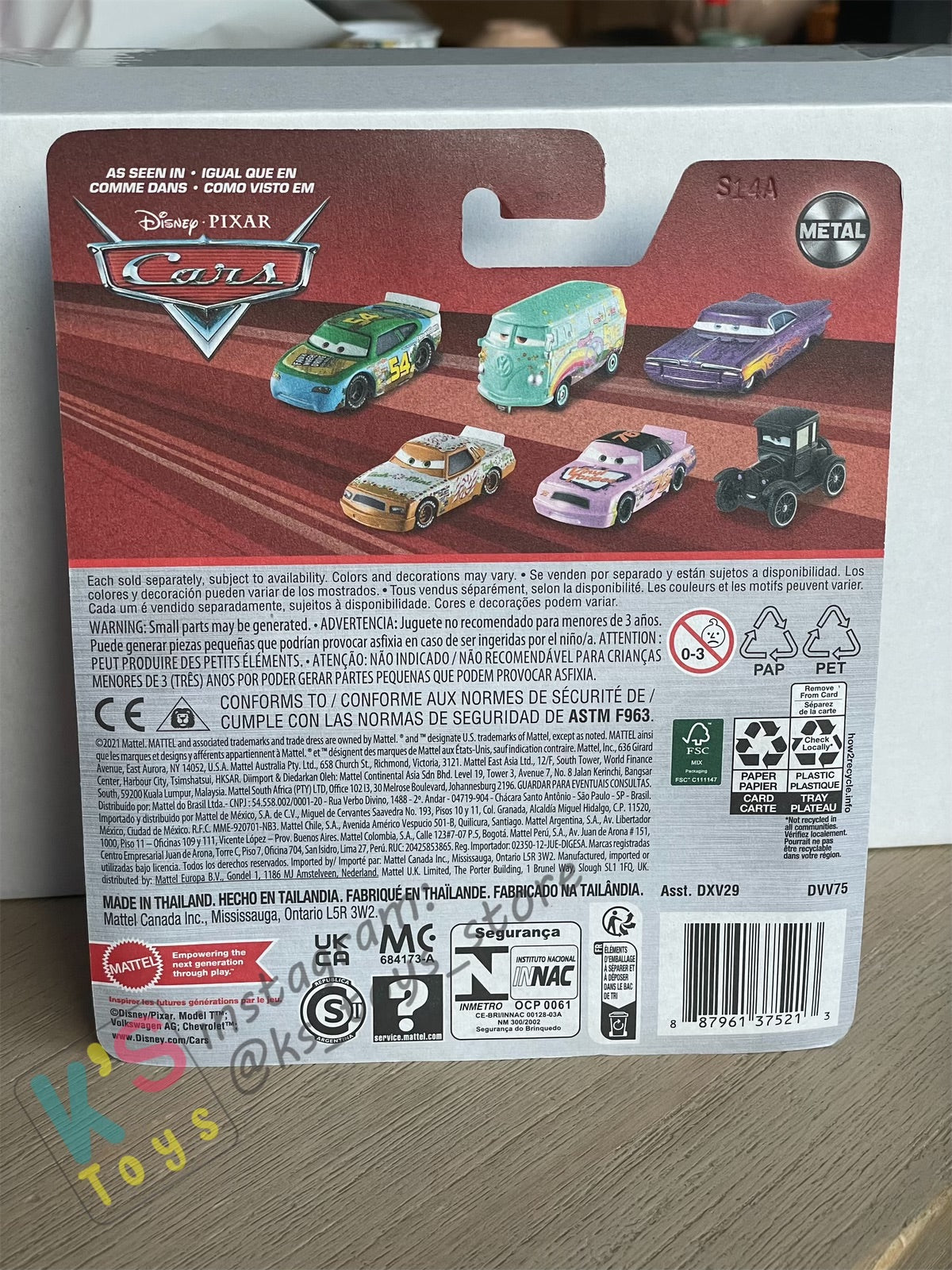 DISNEY PIXAR CARS BY MATTEL - "MISTI MOTORKASS" 2023 RE-RELEASED - BNIP