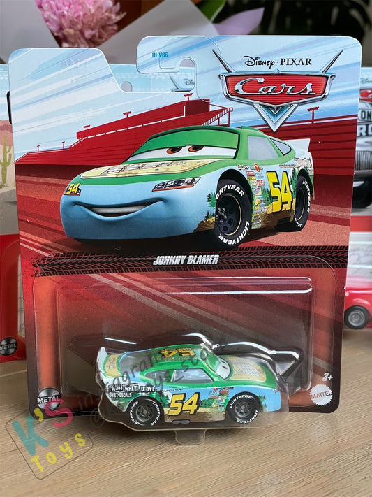 DISNEY PIXAR CARS BY MATTEL, JOHNNY BLAMER - 2023 RE-RELEASED - BNIP