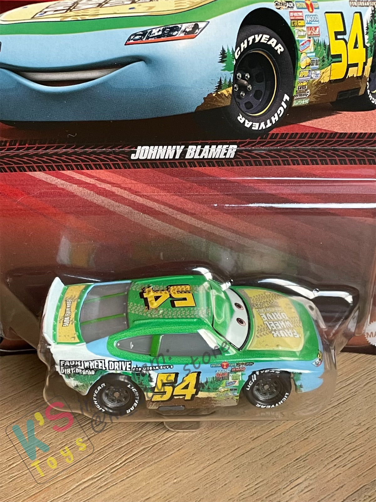 DISNEY PIXAR CARS BY MATTEL, JOHNNY BLAMER - 2023 RE-RELEASED - BNIP