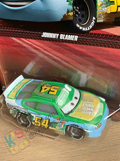 DISNEY PIXAR CARS BY MATTEL, JOHNNY BLAMER - 2023 RE-RELEASED - BNIP