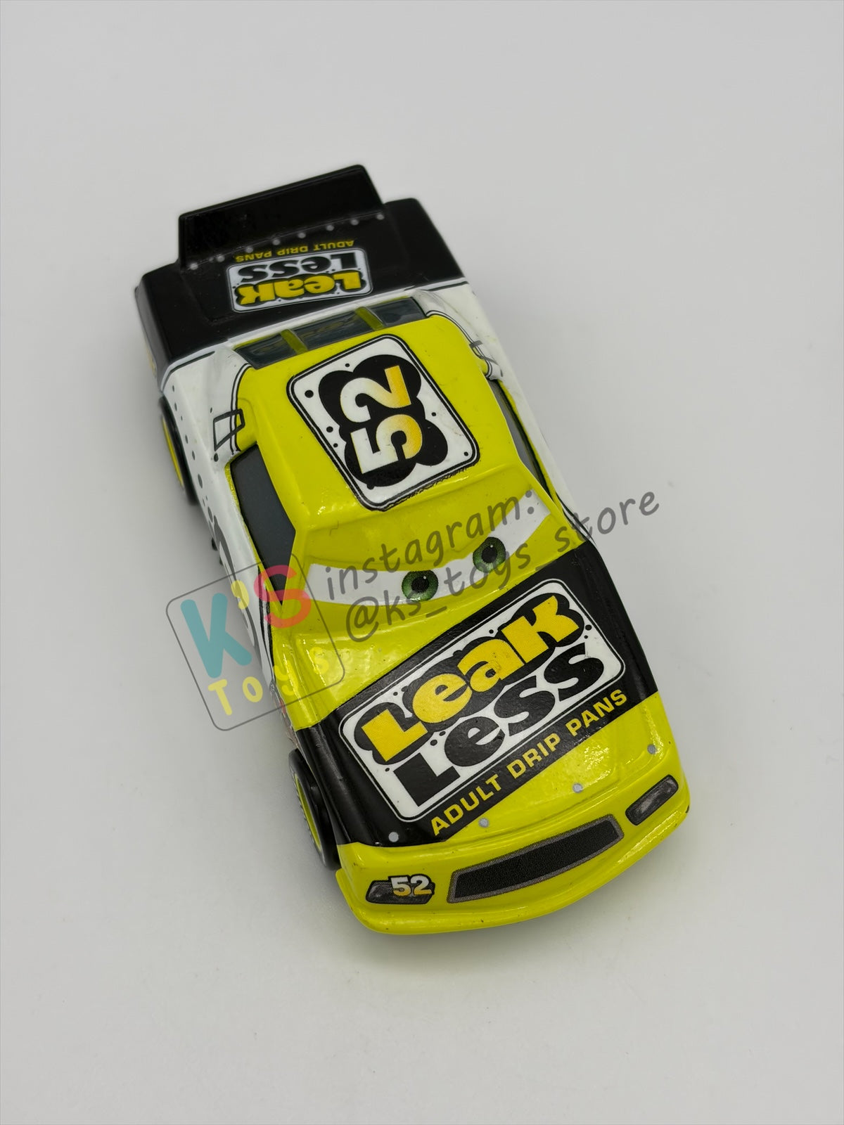PRE-OWNED / LOOSE DISNEY PIXAR CARS BY MATTEL - "CLAUDE SCRUGGS #52 LEAK LESS" - CARS SERIES - NEAR MINT CONDITION - READ DESCRIPTION!!!!!!!!!!
