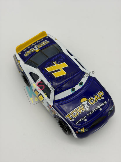 PRE-OWNED / LOOSE DISNEY PIXAR CARS BY MATTEL - "RUSTY CORNFUEL #4 TOW CAP" - CARS SERIES - NEAR MINT CONDITION - READ DESCRIPTION!!!!!!!!!!