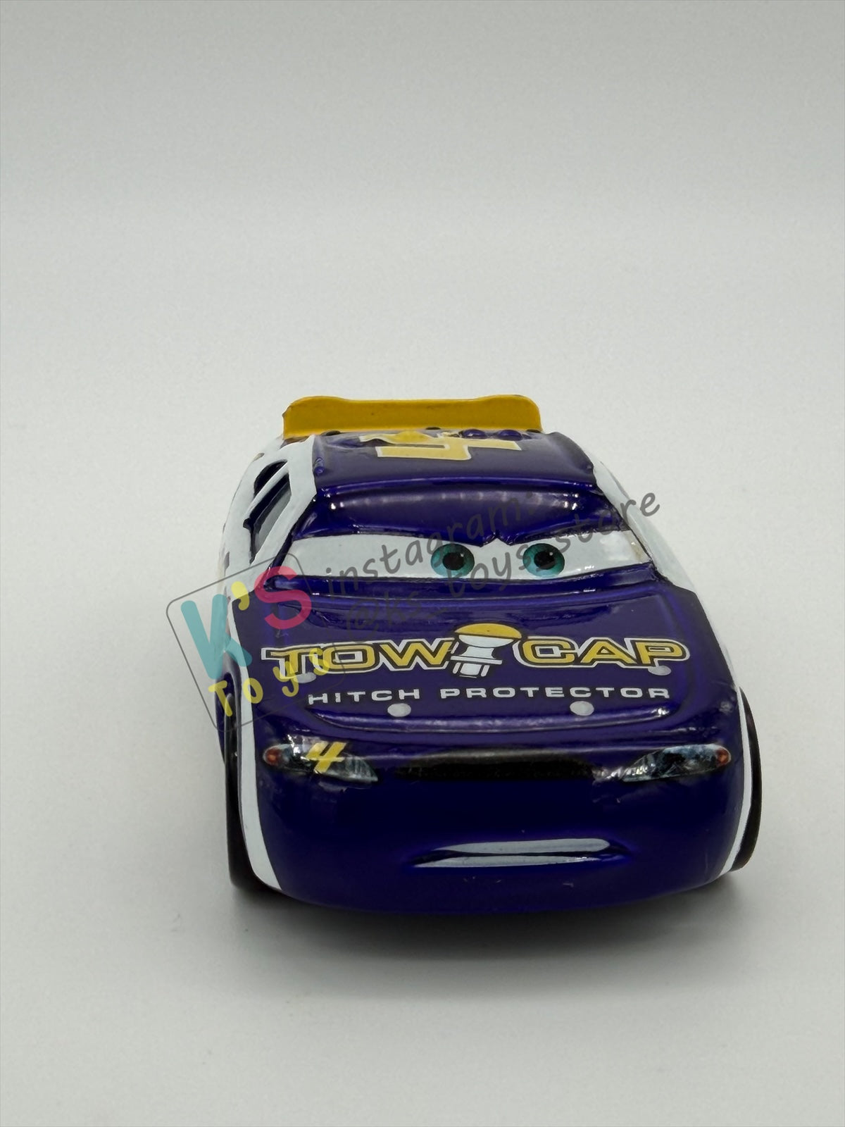 PRE-OWNED / LOOSE DISNEY PIXAR CARS BY MATTEL - "RUSTY CORNFUEL #4 TOW CAP" - CARS SERIES - NEAR MINT CONDITION - READ DESCRIPTION!!!!!!!!!!