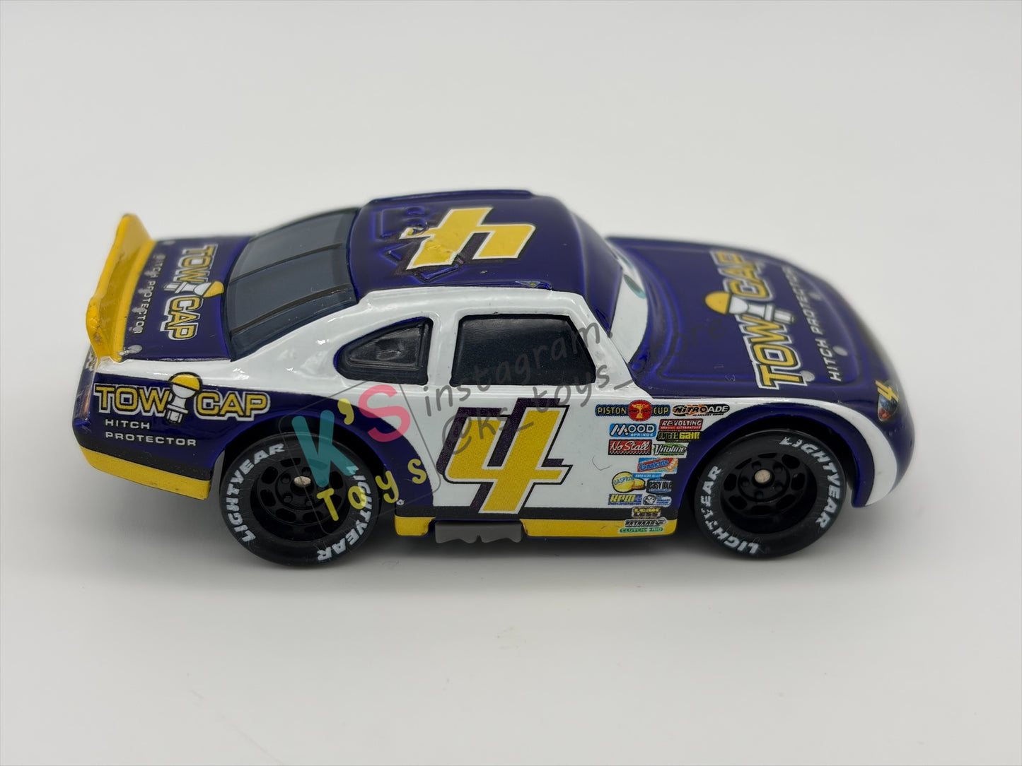 PRE-OWNED / LOOSE DISNEY PIXAR CARS BY MATTEL - "RUSTY CORNFUEL #4 TOW CAP" - CARS SERIES - NEAR MINT CONDITION - READ DESCRIPTION!!!!!!!!!!