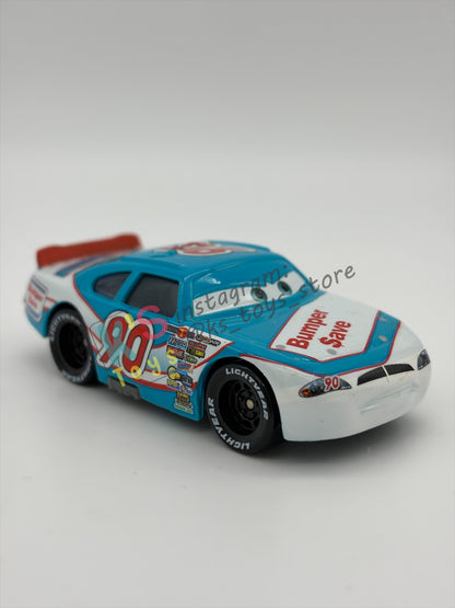 PRE-OWNED / LOOSE DISNEY PIXAR CARS - "Ponchy Wipeout (Bumper save #90)" CARS SERIES - NEAR MINT CONDITION - READ DESCRIPTION!!!!!!!!!!