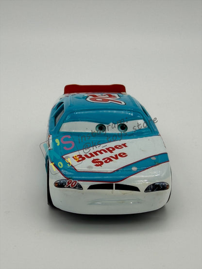 PRE-OWNED / LOOSE DISNEY PIXAR CARS - "Ponchy Wipeout (Bumper save #90)" CARS SERIES - NEAR MINT CONDITION - READ DESCRIPTION!!!!!!!!!!