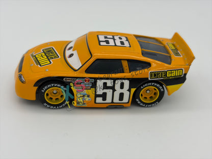 PRE-OWNED / LOOSE DISNEY PIXAR CARS BY MATTEL - "OCTANE GAIN RUBBER TIRES" - SYNTHETIC RUBBER TIRES SERIES - NEAR MINT CONDITION - READ DESCRIPTION!!!!!!!!!!