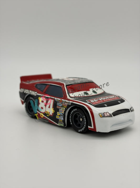PRE-OWNED / LOOSE DISNEY PIXAR CARS BY MATTEL - "RE-VOLTING RUBBER TIRES" - SYNTHETIC RUBBER TIRES SERIES - NEAR MINT CONDITION - READ DESCRIPTION!!!!!!!!!!
