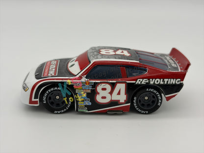 PRE-OWNED / LOOSE DISNEY PIXAR CARS BY MATTEL - "RE-VOLTING RUBBER TIRES" - SYNTHETIC RUBBER TIRES SERIES - NEAR MINT CONDITION - READ DESCRIPTION!!!!!!!!!!
