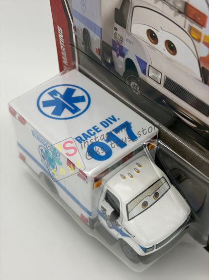 DISNEY PIXAR CARS BY MATTEL, "MORGAN MARTINS" - 2026 RE-RELEASED 20TH ANNIVERSARY CARD - BNIP
