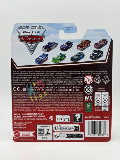 DISNEY PIXAR CARS BY MATTEL, "MORGAN MARTINS" - 2026 RE-RELEASED 20TH ANNIVERSARY CARD - BNIP