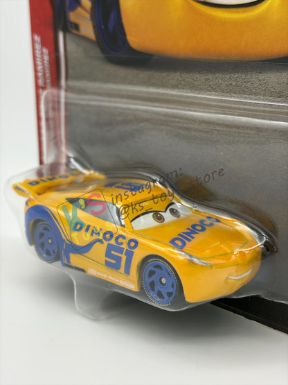 DISNEY PIXAR CARS BY MATTEL - "DINOCO CRUZ RAMIREZ" 2026 RE-RELEASED 20TH ANNIVERSARY CARD - BNIP