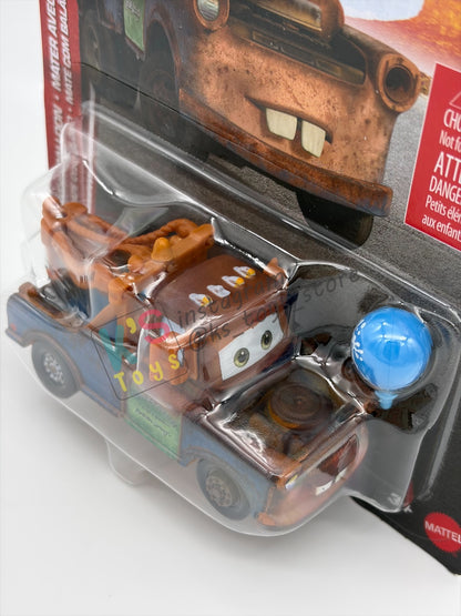 DISNEY PIXAR CARS BY MATTEL - "MATER WITH BALLOON" 2026 RE-RELEASED 20TH ANNIVERSARY CARD - BNIP