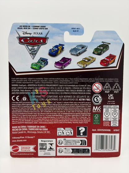 DISNEY PIXAR CARS BY MATTEL - "MATER WITH BALLOON" 2026 RE-RELEASED 20TH ANNIVERSARY CARD - BNIP
