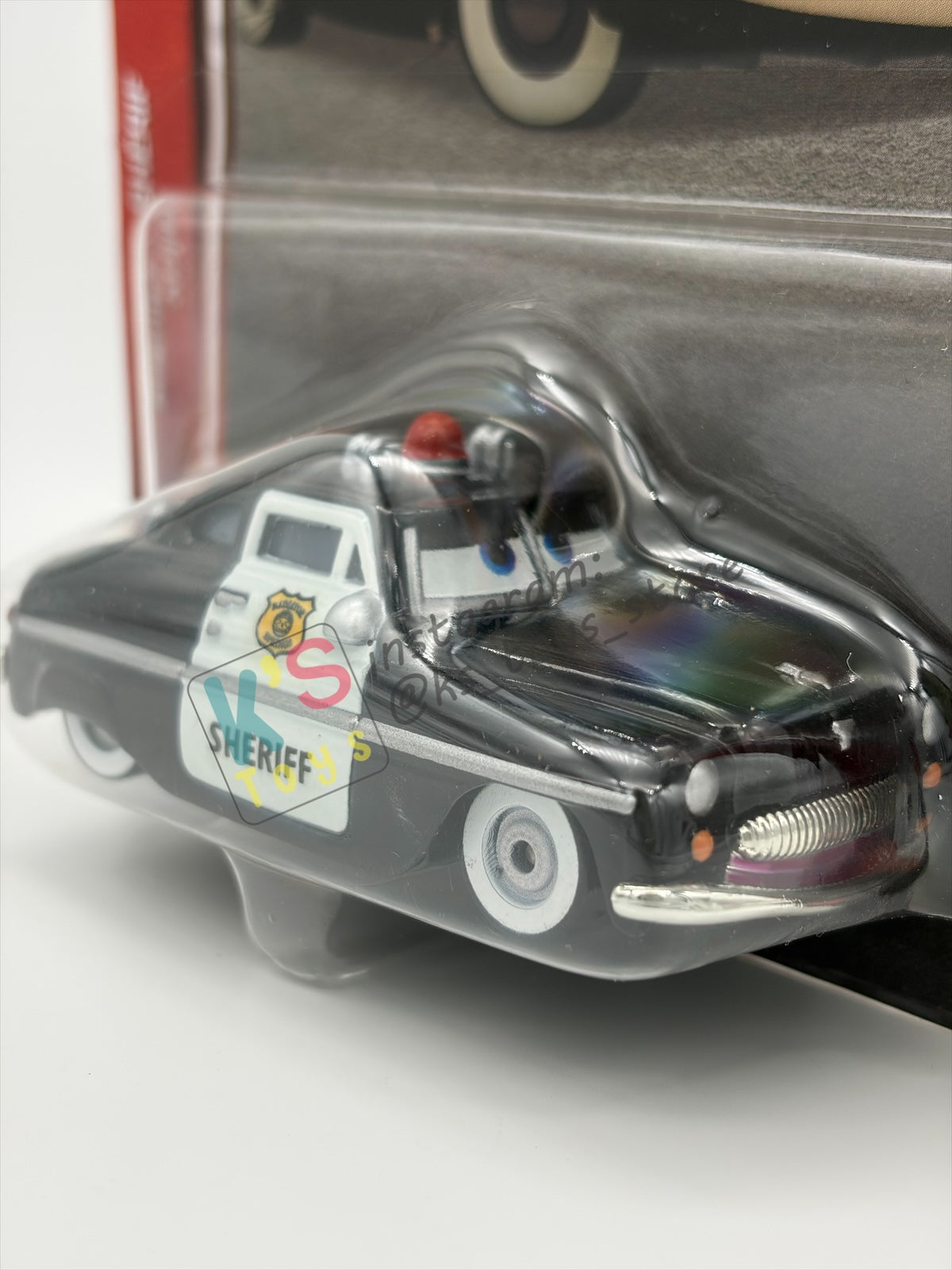 DISNEY PIXAR CARS BY MATTEL - "SHERIFF" CARS 1 - 2026 RE-RELEASED 20TH ANNIVERSARY CARD - BNIP