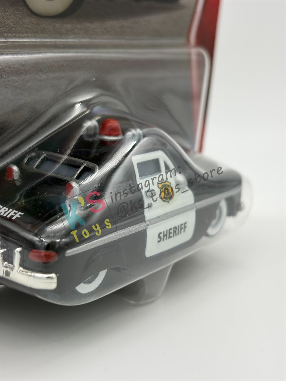 DISNEY PIXAR CARS BY MATTEL - "SHERIFF" CARS 1 - 2026 RE-RELEASED 20TH ANNIVERSARY CARD - BNIP