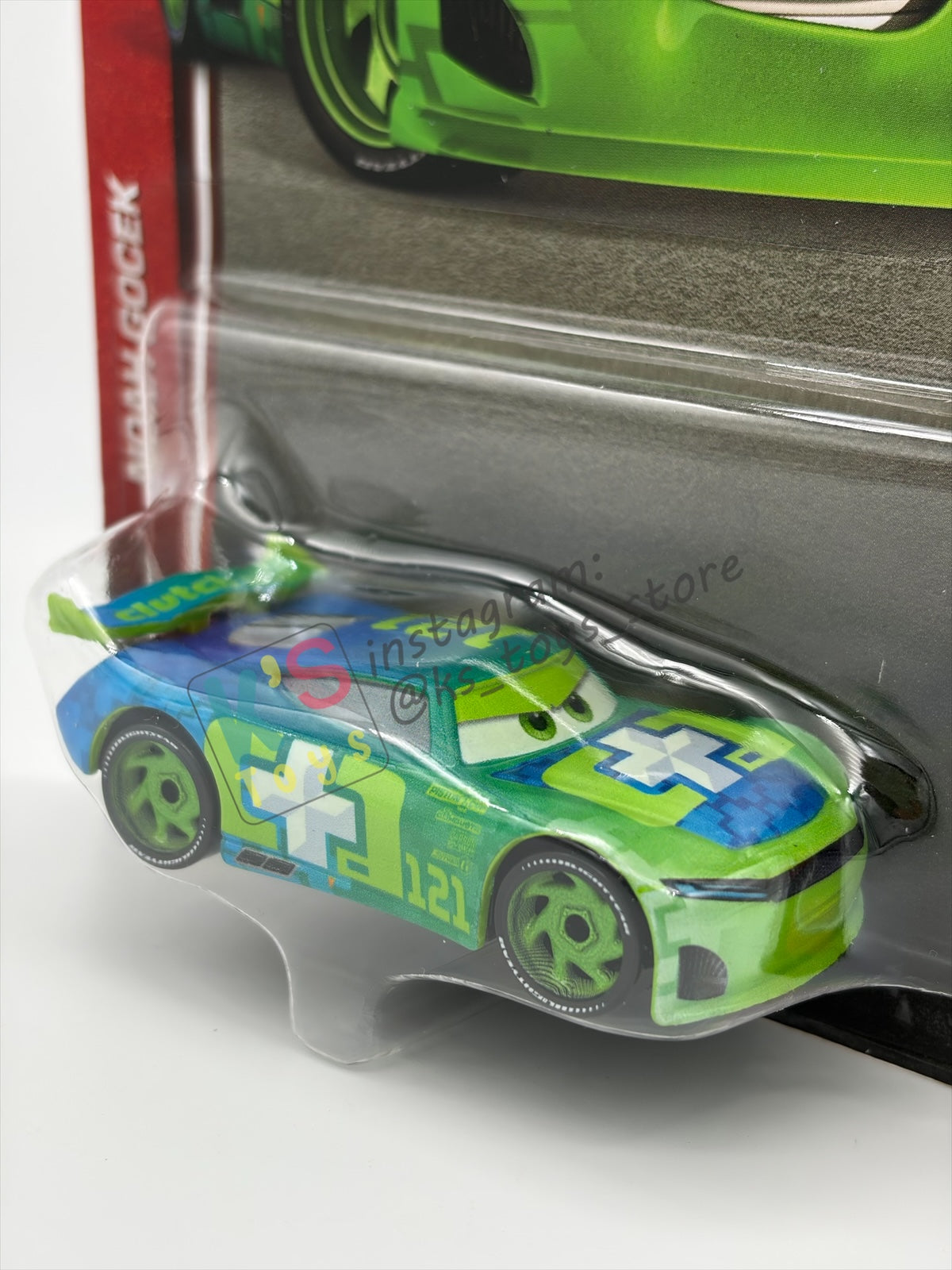 DISNEY PIXAR CARS 1:55 BY MATTEL - "NOAH GOCEK" CARS 3 - 2026 RE-RELEASED 20TH ANNIVERSARY CARD - BNIP