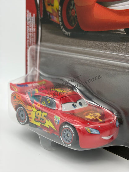 DISNEY PIXAR CARS 1:55 BY MATTEL - "LIGHTNING MCQUEEN WITH RACING WHEELS"  2026 RE-RELEASED 20TH ANNIVERSARY CARD - BNIP