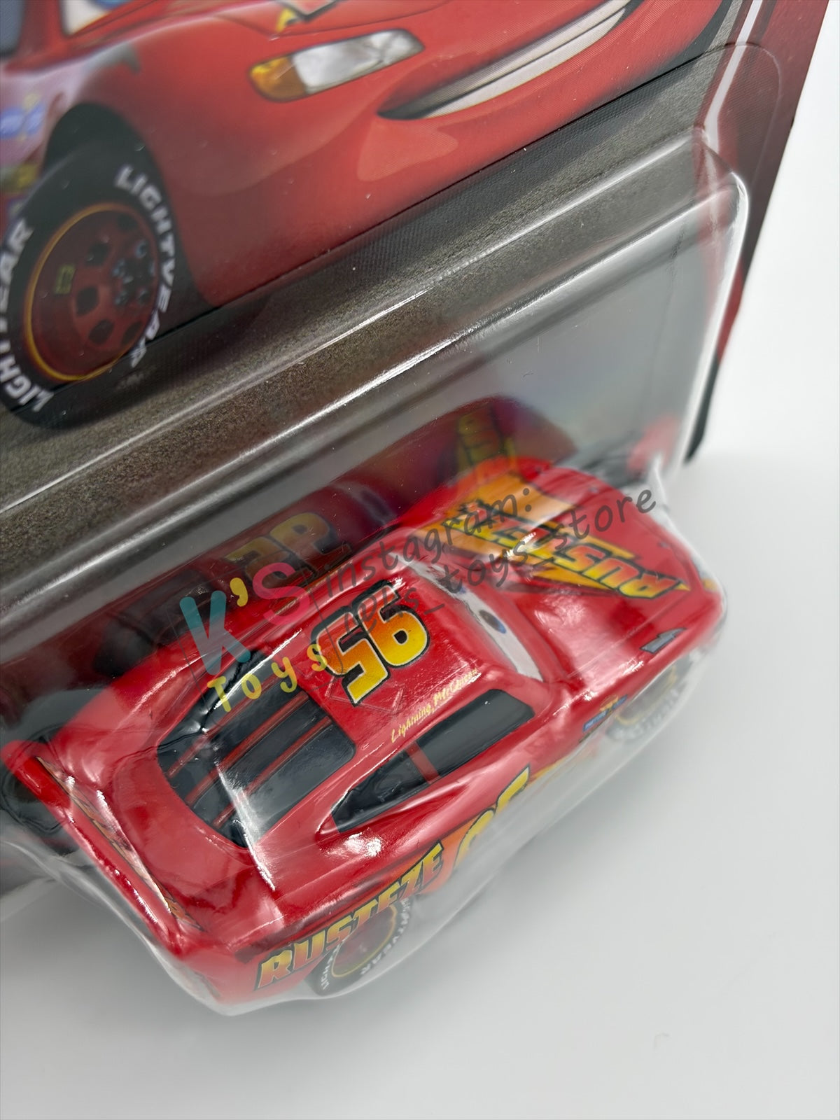DISNEY PIXAR CARS 1:55 BY MATTEL - "RUSTEZE LIGHTNING MCQUEEN"  2026 RE-RELEASED 20TH ANNIVERSARY CARD - BNIP