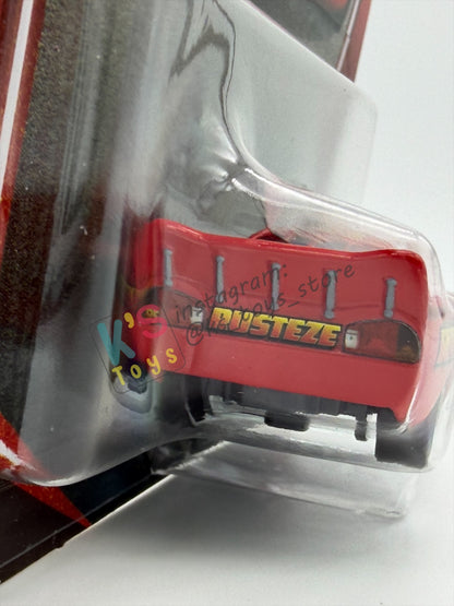 DISNEY PIXAR CARS 1:55 BY MATTEL - "RUSTEZE LIGHTNING MCQUEEN"  2026 RE-RELEASED 20TH ANNIVERSARY CARD - BNIP