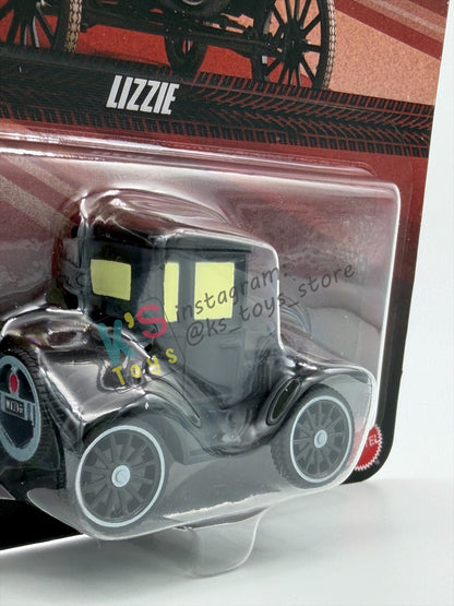 Disney Pixar Cars 1:55 by MATTEL,  "LIZZIE" - 2026 RE-RELEASED - BNIP