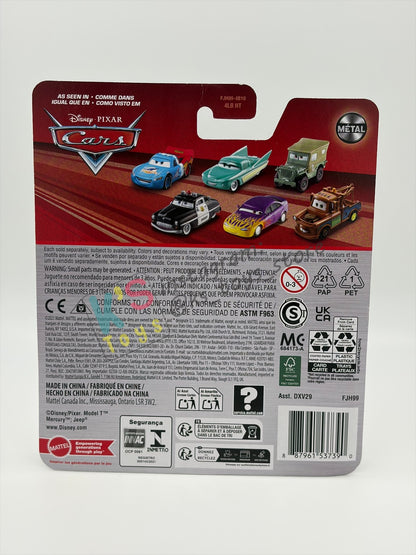 Disney Pixar Cars 1:55 by MATTEL,  "LIZZIE" - 2026 RE-RELEASED - BNIP