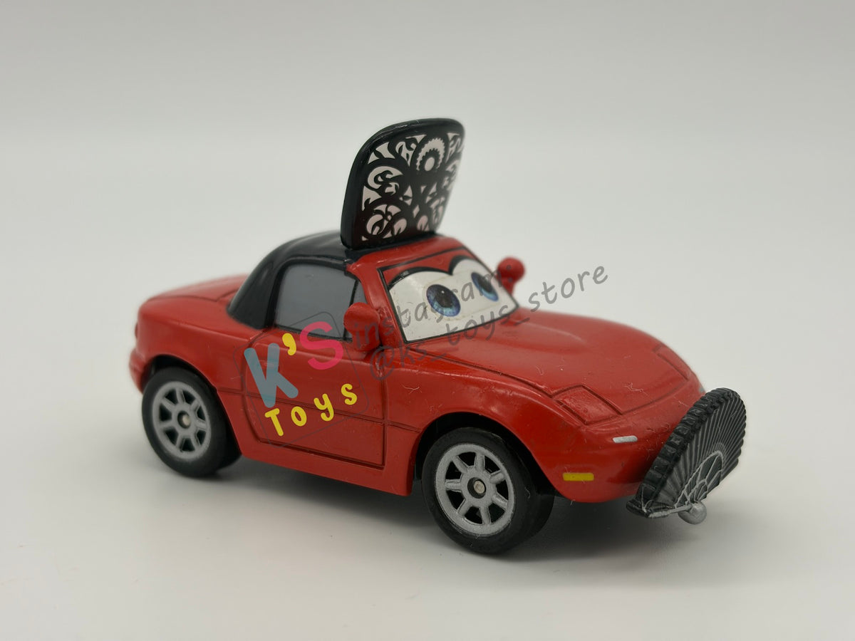 PRE-OWNED / LOOSE DISNEY STORE OF DISNEY PIXAR CARS 1:43 - SENORITA MIA & TIA - 20 CARS TOON GIFT SET COLLECTORS SERIES - IN NEAR MINT CONDITION!!
