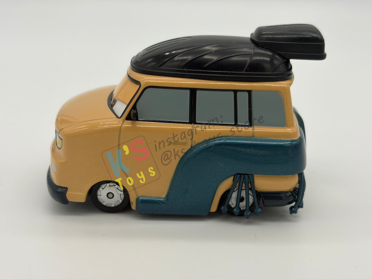 PRE-OWNED / LOOSE DISNEY STORE OF DISNEY PIXAR CARS 1:43 - PINION TANAKA  - TRAVELLING THROUGH TOKYO SERIES - NEAR MINT CONDITION
