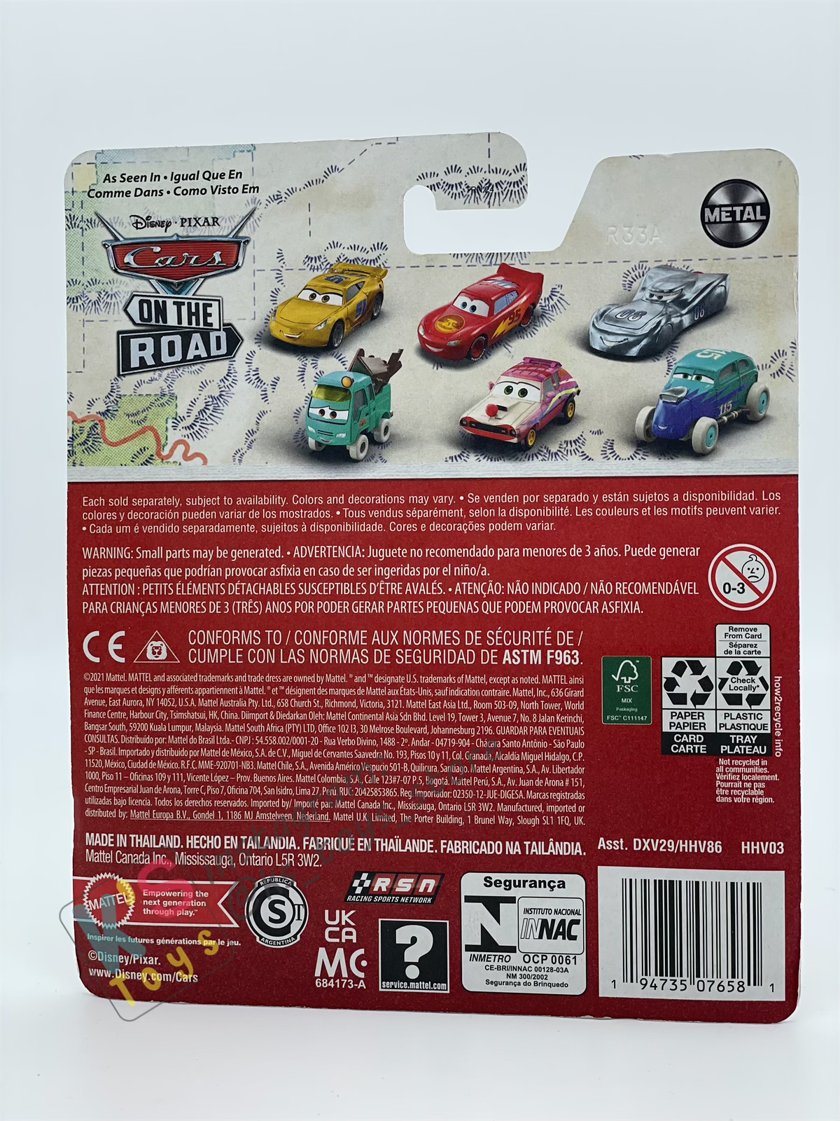 DISNEY PIXAR CARS BY MATTEL, NORIYUKI - ON THE ROAD SERIES - 2022 NEW RELEASED - BNIP
