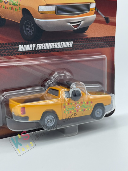 DISNEY PIXAR CARS BY MATTEL - "MANDY FREUNDERBENDER" 2024 NEW RELEASE - BNIP