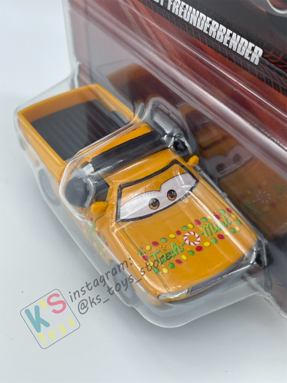 DISNEY PIXAR CARS BY MATTEL - "MANDY FREUNDERBENDER" 2024 NEW RELEASE - BNIP