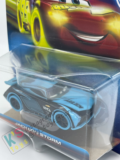 GLOW RACERS Disney Pixar Cars by MATTEL, JACKSON STORM - NEW RELEASE 2024 - BNIP