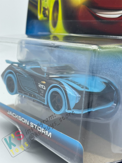 GLOW RACERS Disney Pixar Cars by MATTEL, JACKSON STORM - NEW RELEASE 2024 - BNIP
