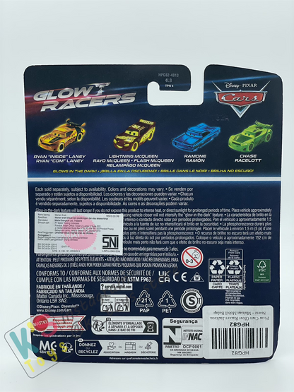 GLOW RACERS Disney Pixar Cars by MATTEL, JACKSON STORM - NEW RELEASE 2024 - BNIP