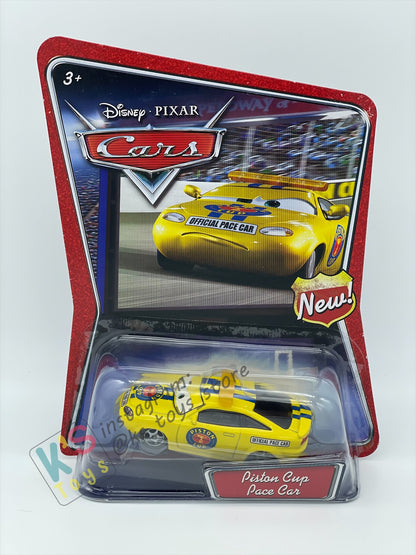 DISNEY PIXAR CARS BY MATTEL, CHARLIE CHECKER RED TAILLIGHTS - WALMART SERIES (NEW) - BNIP