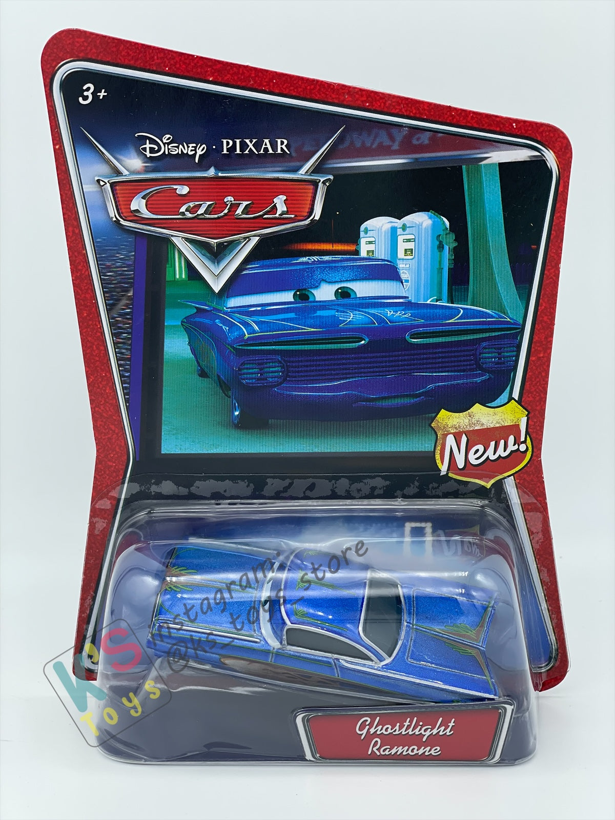 DISNEY PIXAR CARS BY MATTEL, RAMONE GHOSTLIGHT - WALMART SERIES (NEW) - BNIP