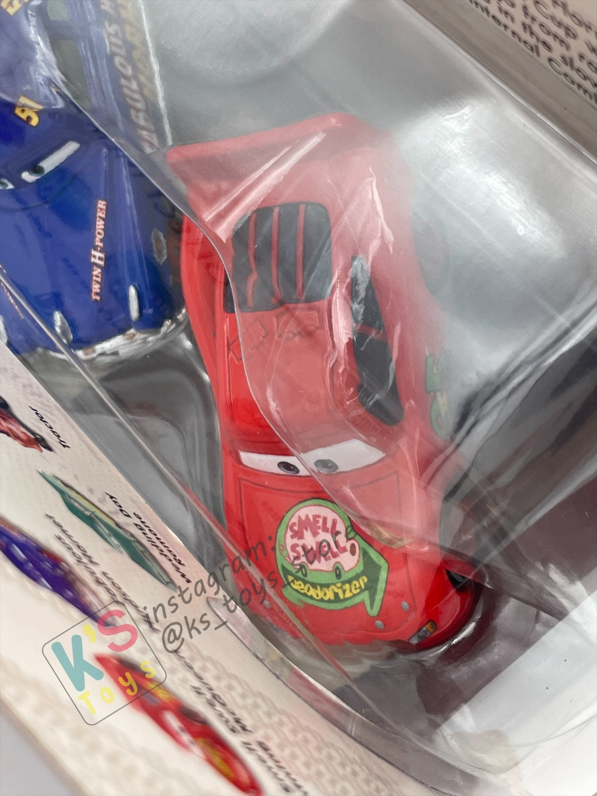 STORY TELLERS DISNEY PIXAR CARS BY MATTEL, 3 PACK "FRED, FABULOUS HUDSON HORNET, SMELL SWELL LIGHTNING MCQUEEN" - BNIP