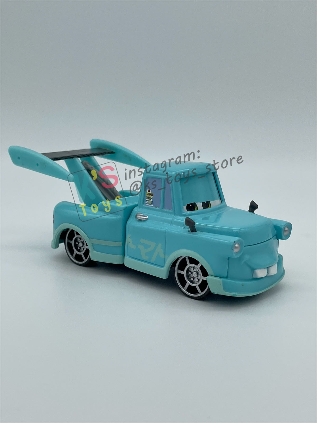 PRE-OWNED / LOOSE DISNEY PIXAR CARS 1:55 BY MATTEL - "TOKYO MATER" EXCLUSIVE WALMART 3-PACKS TOKYO MATER - NEAR MINT CONDITION