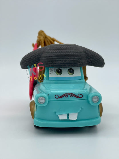 PRE-OWNED / LOOSE DISNEY PIXAR CARS 1:55 BY MATTEL - "EL MATERDOR PLASTIC" FROM PLAYSET - MINT CONDITION