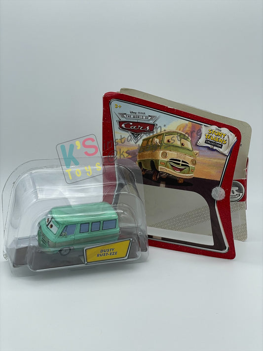 STORY TELLERS DISNEY PIXAR CARS 1:55 BY MATTEL - DUSTY RUST-EZE - BNIP - BLISTER CAME OFF!!!!