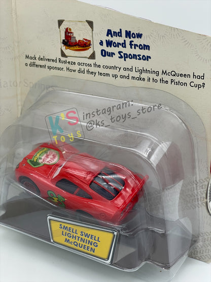 STORY TELLERS DISNEY PIXAR CARS 1:55 BY MATTEL - SMELL SWELL LIGHTNING MCQUEEN - BNIP - PACKAGING IS NOT IN MINT CONDITION!!!