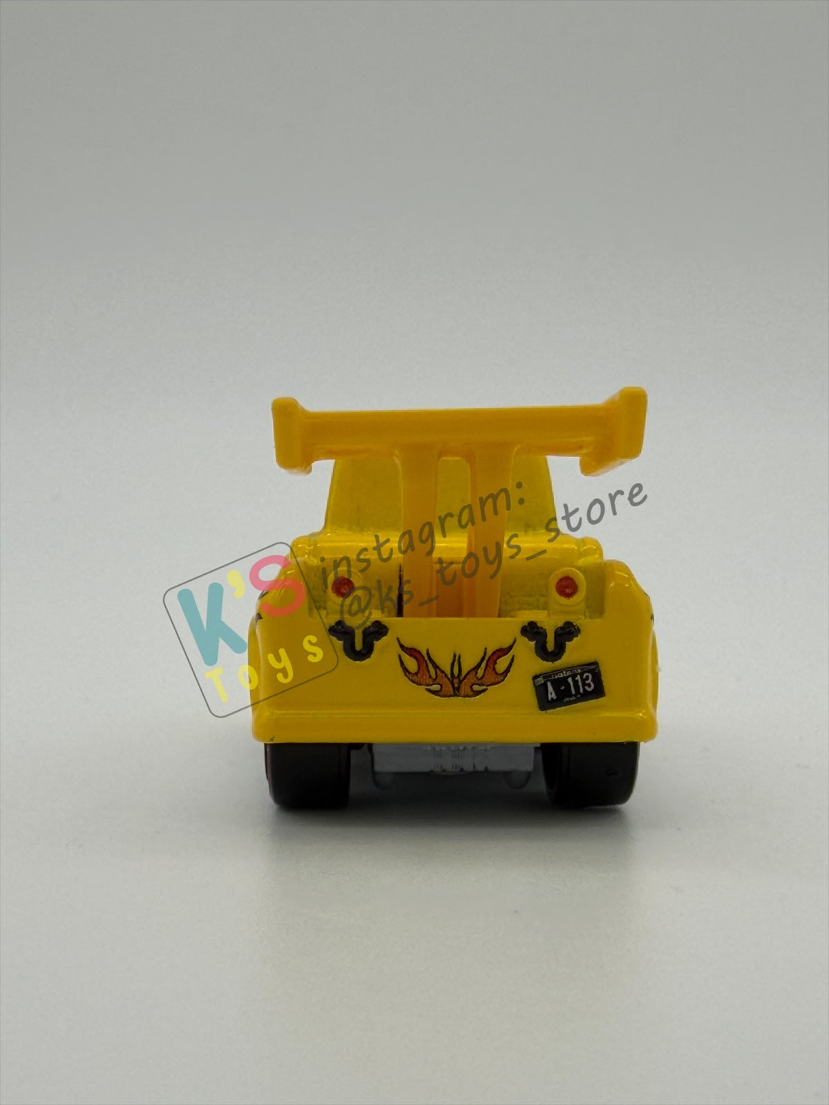 Loose Mini Racers Pixar Disney Cars, FUNNY MATER (HOT ROD MATER) - Near Mint Condition