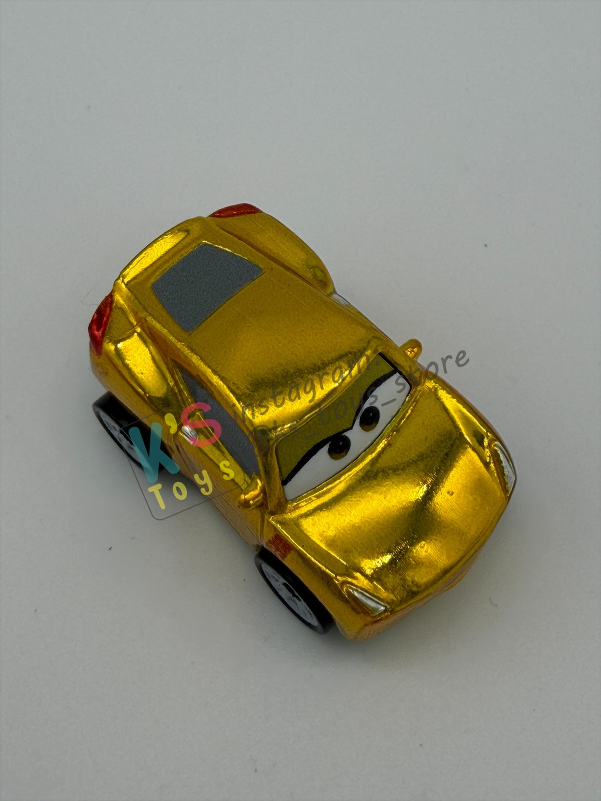 Loose Mini Racers Pixar Disney Cars, METALLIC CRUZ RAMIREZ - Near Mint Condition