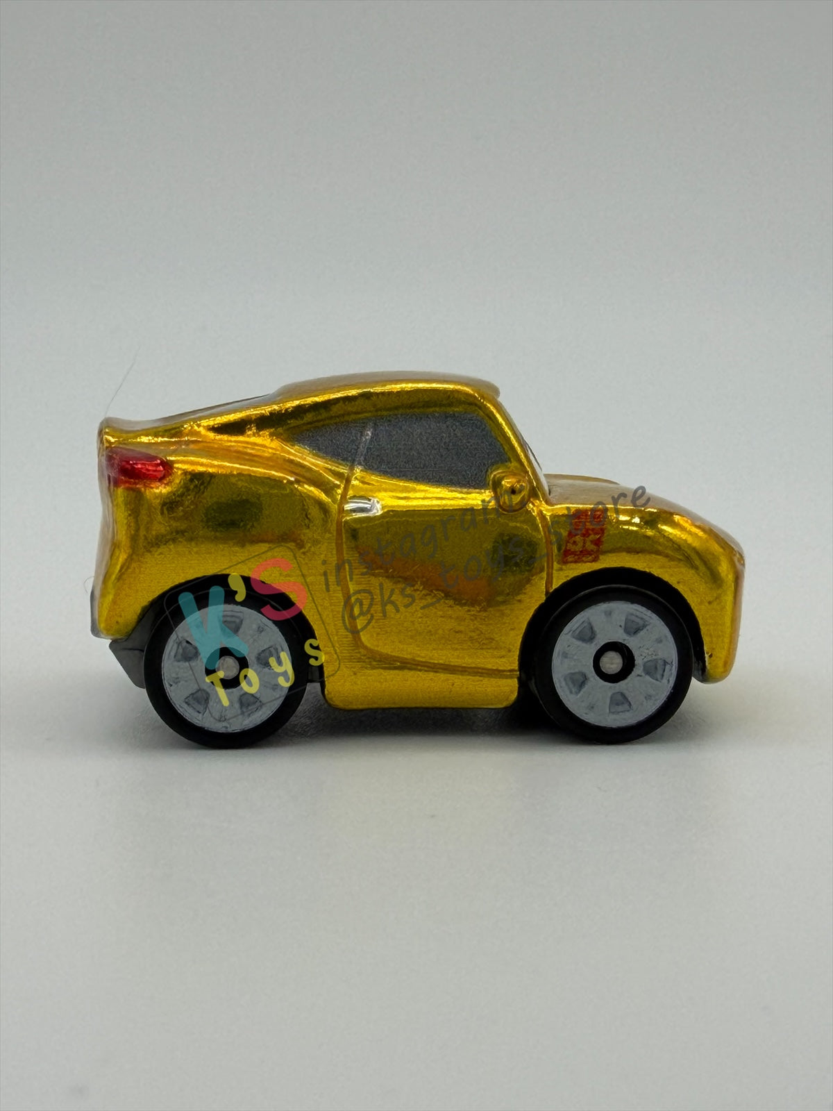 Loose Mini Racers Pixar Disney Cars, METALLIC CRUZ RAMIREZ - Near Mint Condition