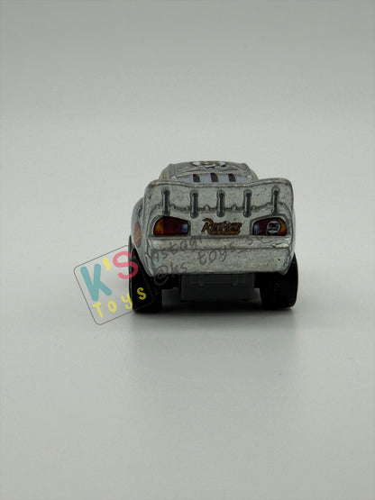 Loose Mini Racers Pixar Disney Cars, SILVER RADIATOR SPRINGS LIGHTNING MCQUEEN - Mint / Near Mint Condition
