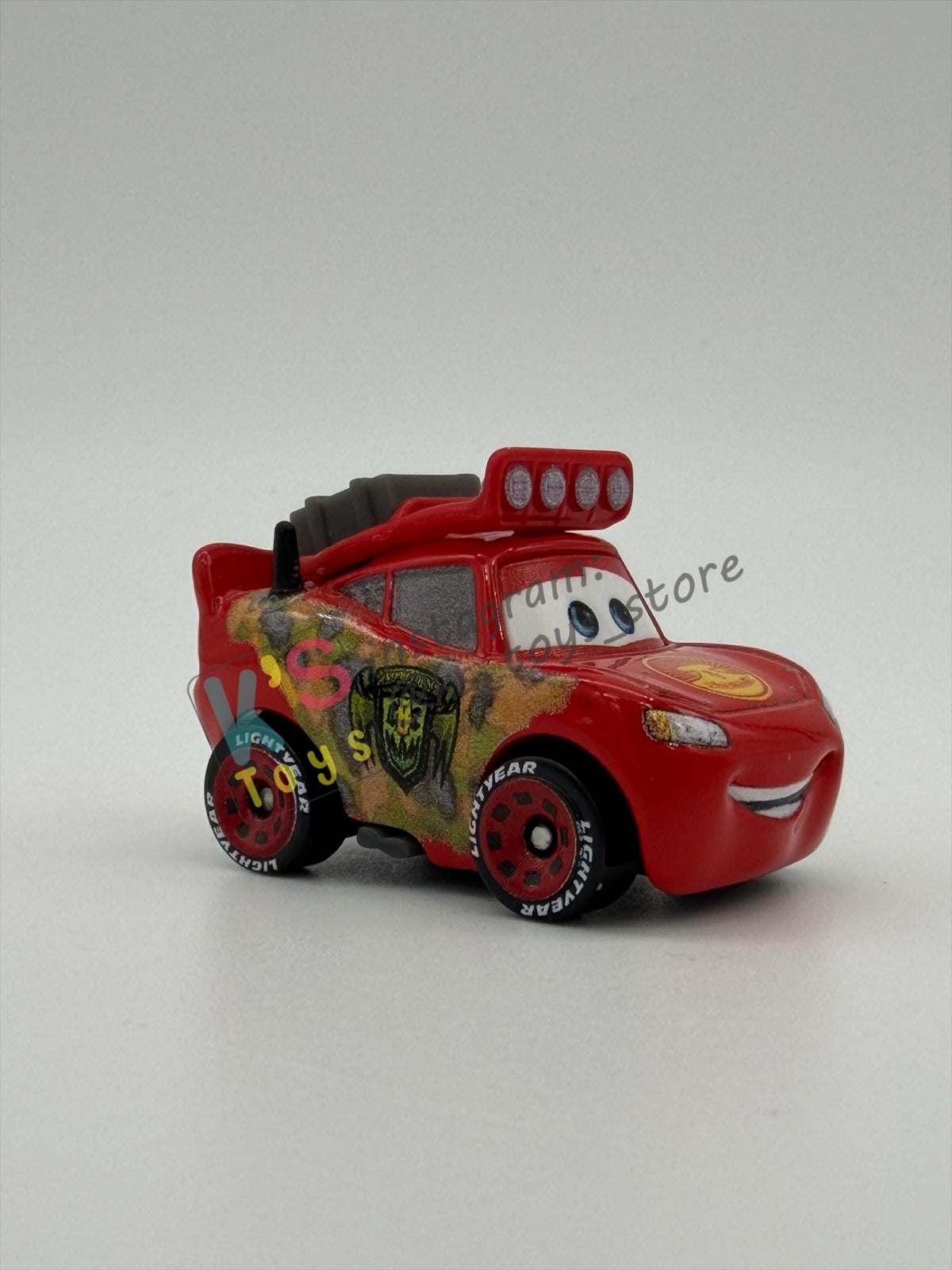Loose Mini Racers Pixar Disney Cars, CRYPTID LIGHTNING MCQUEEN - Mint / Near Mint Condition