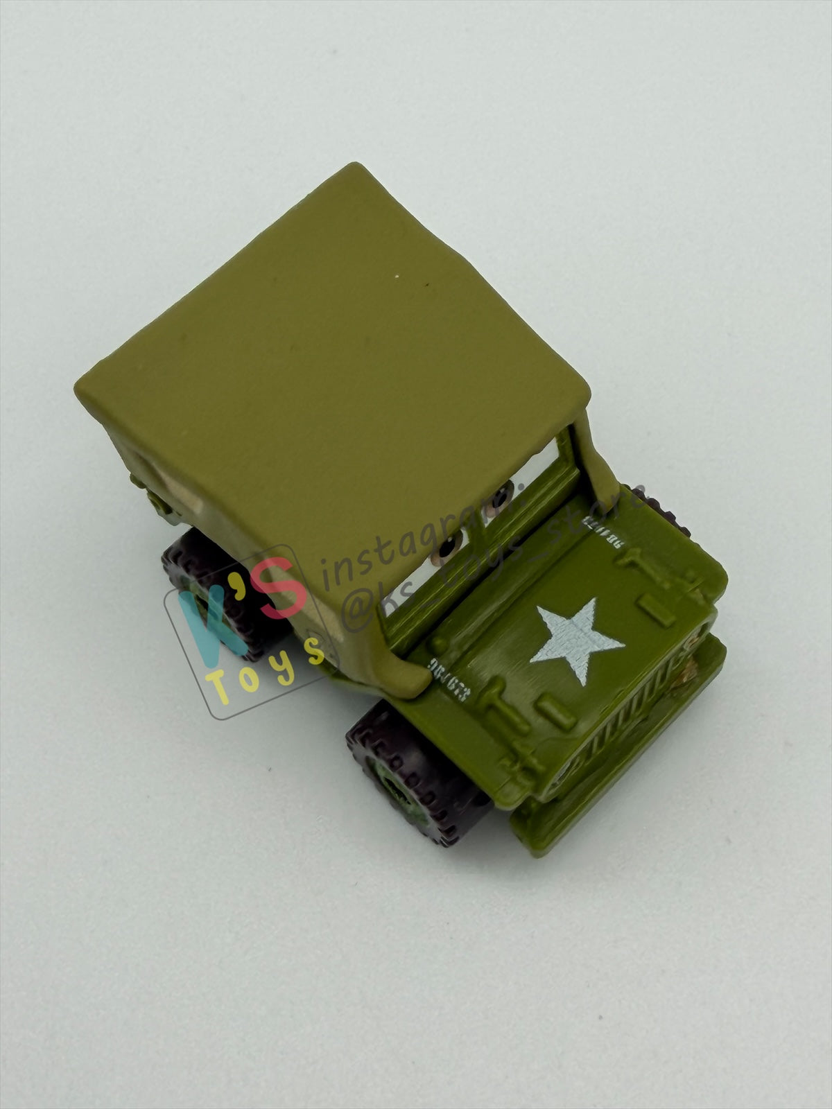 Loose Mini Racers Pixar Disney Cars, SARGE - Mint / Near Mint Condition