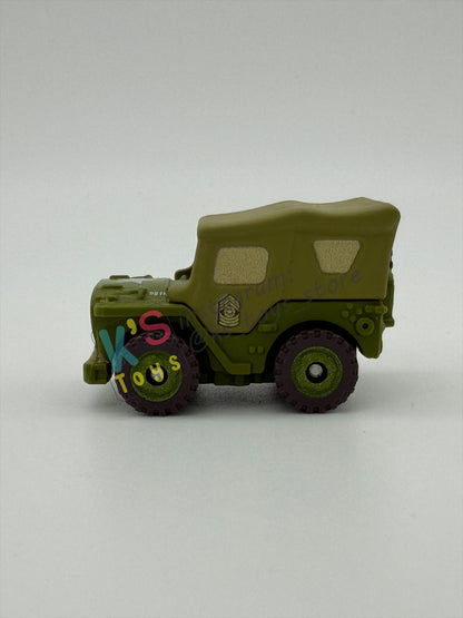 Loose Mini Racers Pixar Disney Cars, SARGE - Mint / Near Mint Condition